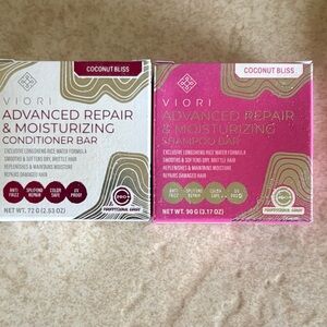 Viori Coconut Bliss Shampoo & Conditioner Bar Set
